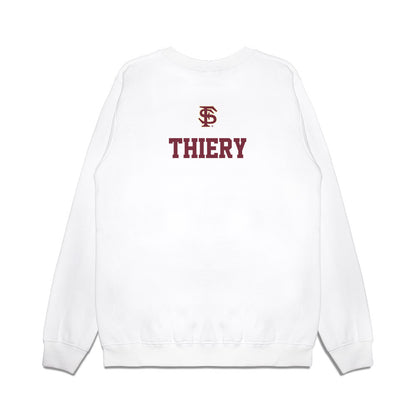 FSU - NCAA Baseball : Donovan Thiery - USA Premium Crewneck Sweatshirt-1