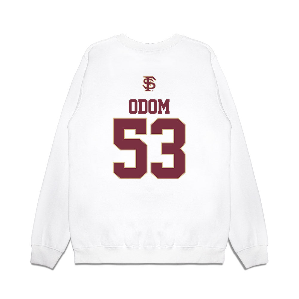 FSU - NCAA Baseball : Cam Odom - USA Premium Crewneck Sweatshirt-1