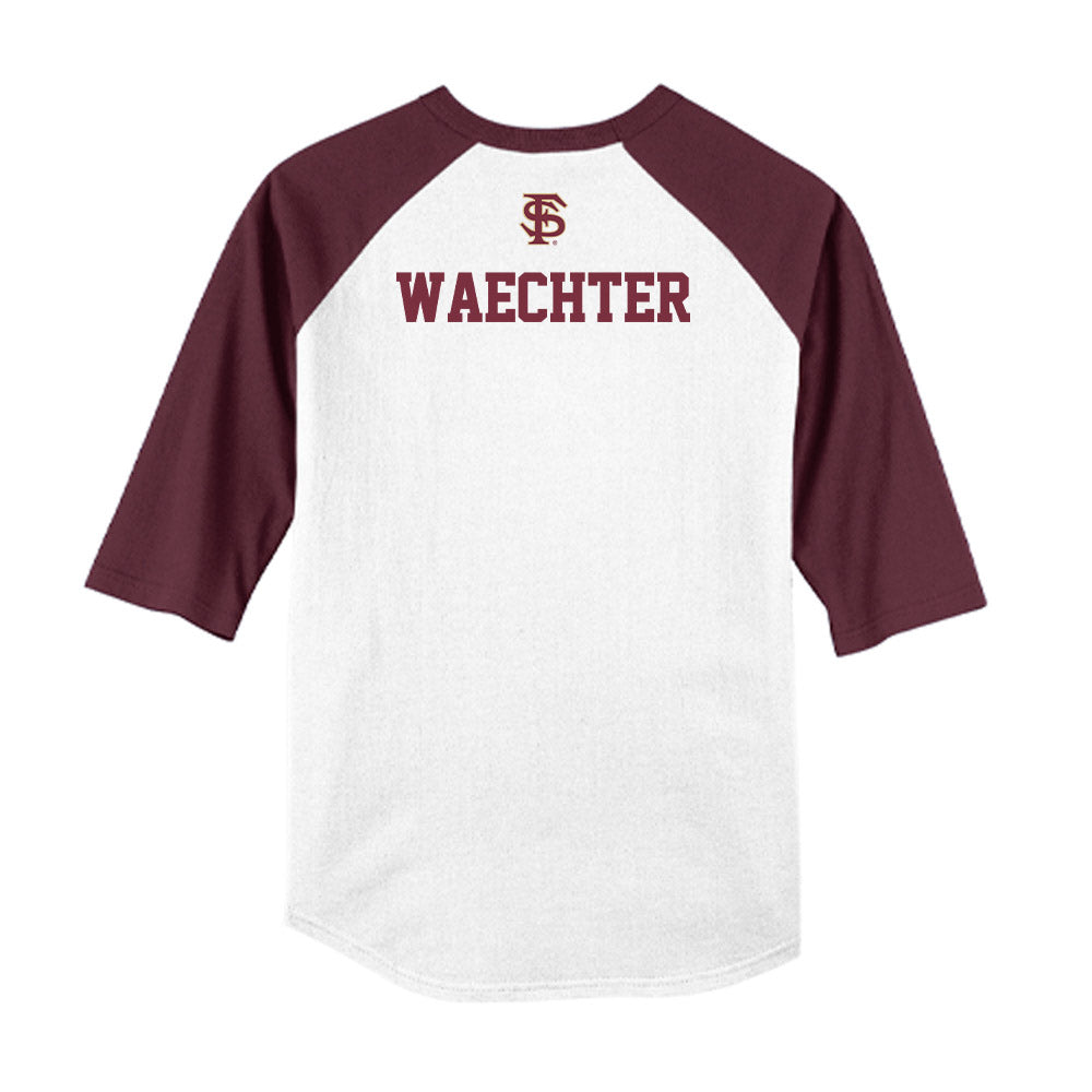 FSU - NCAA Baseball : Kaden Waechter - USA Raglan Shirt-1