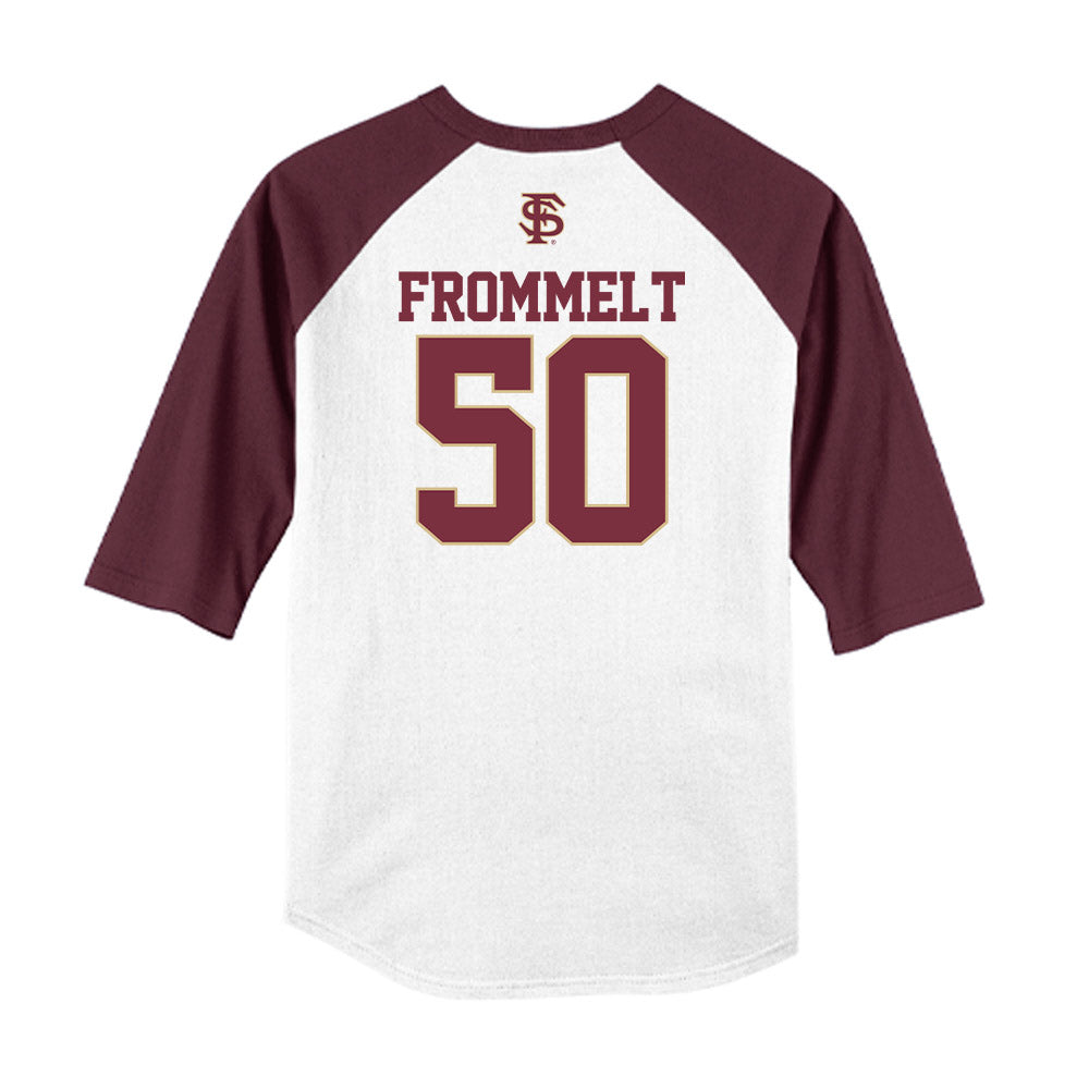FSU - NCAA Baseball : Kaden Frommelt - USA Raglan Shirt-1