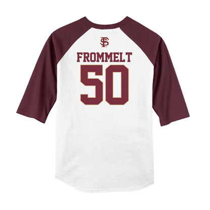 FSU - NCAA Baseball : Kaden Frommelt - USA Raglan Shirt-1