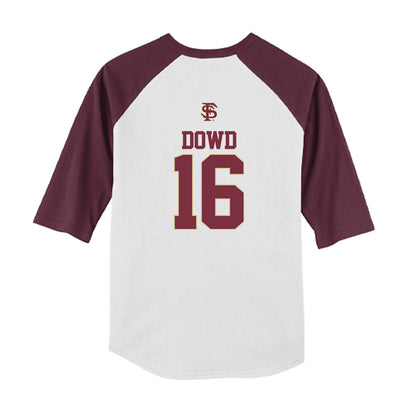 FSU - NCAA Baseball : Brayden Dowd - USA Youth Raglan T-Shirt-1