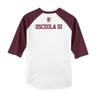 FSU - NCAA Baseball : OB Osceola III - USA Raglan Shirt-1