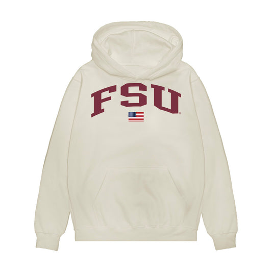 FSU - NCAA Baseball : Cal Fisher - USA Premium Hooded Sweatshirt-0