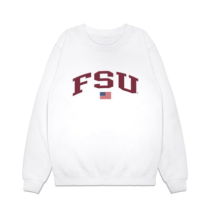 FSU - NCAA Baseball : Eli Putnam - USA Premium Crewneck Sweatshirt-0