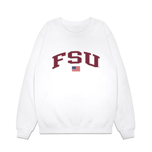 FSU - NCAA Baseball : Emmanuel Lantigua - USA Premium Crewneck Sweatshirt-0