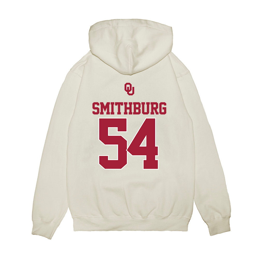Oklahoma - NCAA Baseball : Nate Smithburg - USA Premium Hooded Sweatshirt-1