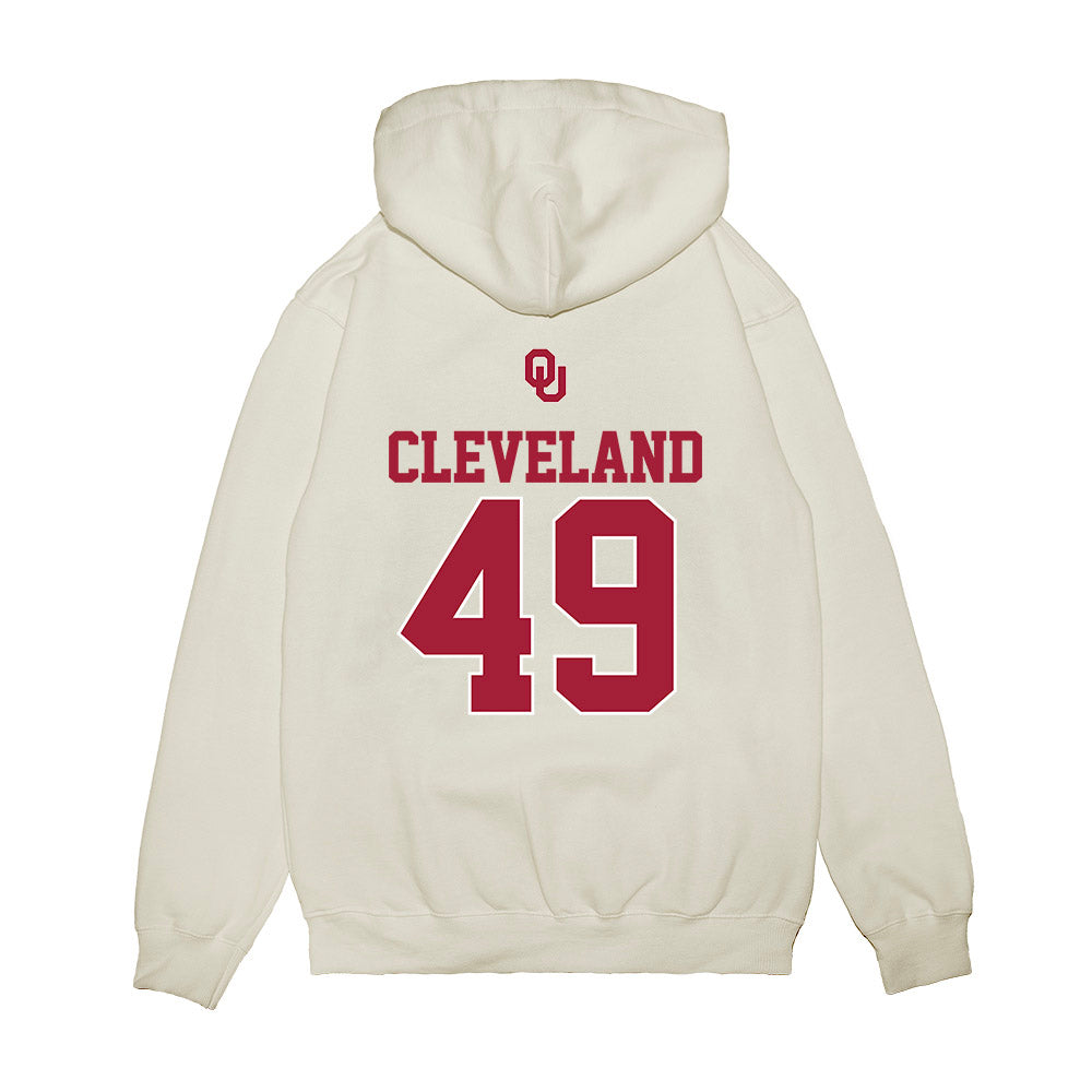 Oklahoma - NCAA Baseball : Jackson Cleveland - USA Premium Hooded Sweatshirt-1