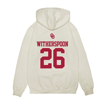 Oklahoma - NCAA Baseball : Kyson Witherspoon - USA Premium Hooded Sweatshirt-1