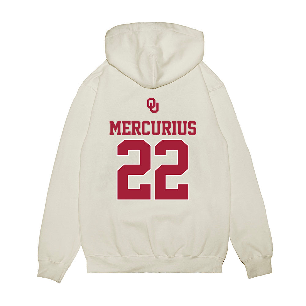 Oklahoma - NCAA Baseball : LJ Mercurius - USA Premium Hooded Sweatshirt-1