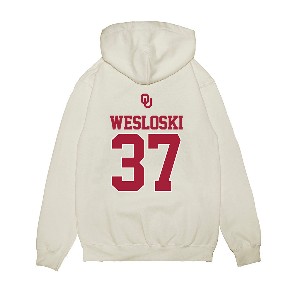 Oklahoma - NCAA Baseball : Nick Wesloski - USA Premium Hooded Sweatshirt-1