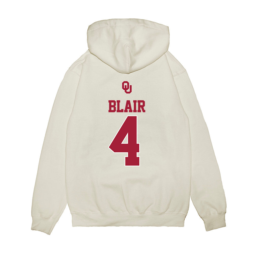 Oklahoma - NCAA Baseball : Alec Blair - USA Premium Hooded Sweatshirt-1