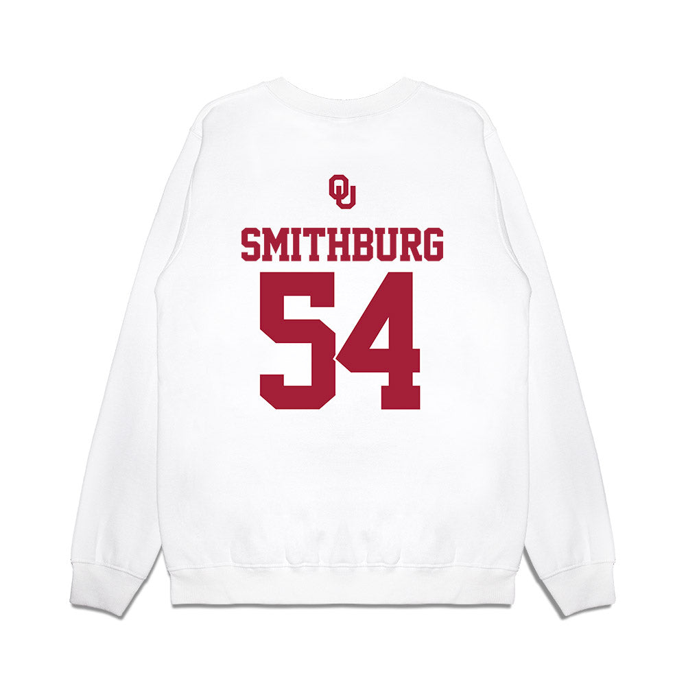 Oklahoma - NCAA Baseball : Nate Smithburg - USA Premium Crewneck Sweatshirt-1