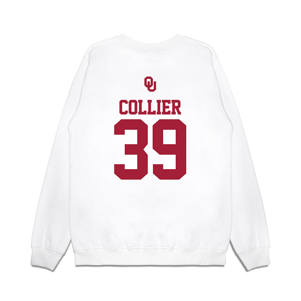 Oklahoma - NCAA Baseball : Trent Collier - USA Premium Crewneck Sweatshirt-1