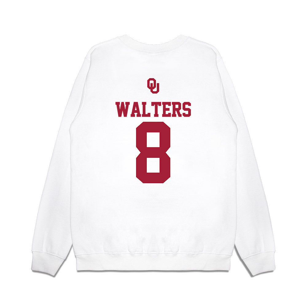 Oklahoma - NCAA Baseball : Uriah Walters - USA Premium Crewneck Sweatshirt-1