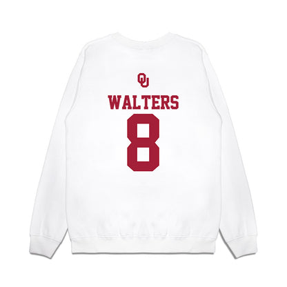 Oklahoma - NCAA Baseball : Uriah Walters - USA Premium Crewneck Sweatshirt-1