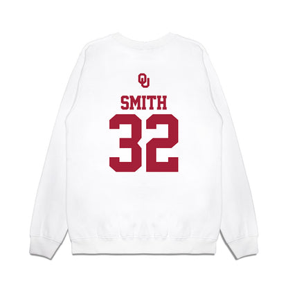 Oklahoma - NCAA Baseball : Brisco Smith - USA Premium Crewneck Sweatshirt-1