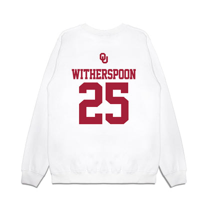 Oklahoma - NCAA Baseball : Malachi Witherspoon - USA Premium Crewneck Sweatshirt-1