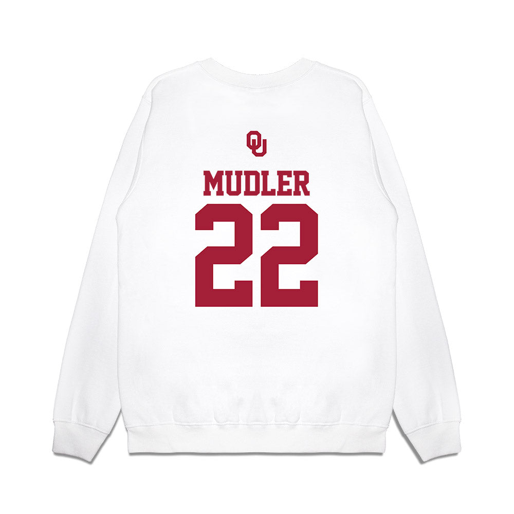Oklahoma - NCAA Baseball : Scott Mudler - USA Premium Crewneck Sweatshirt-1