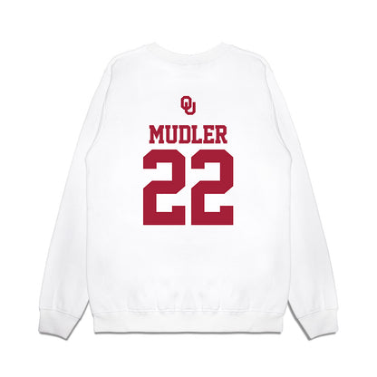 Oklahoma - NCAA Baseball : Scott Mudler - USA Premium Crewneck Sweatshirt-1