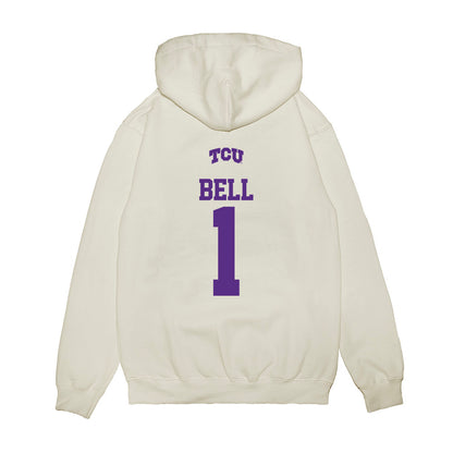 TCU - NCAA Baseball : James Bell - USA Raglan Premium Hooded Sweatshirt-1