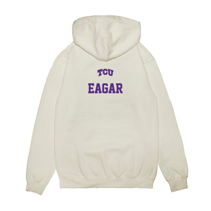 TCU - NCAA Baseball : Caleb Eagar - USA Raglan Premium Hooded Sweatshirt-1