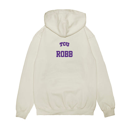 TCU - NCAA Baseball : Nicholas Robb - USA Raglan Premium Hooded Sweatshirt-1