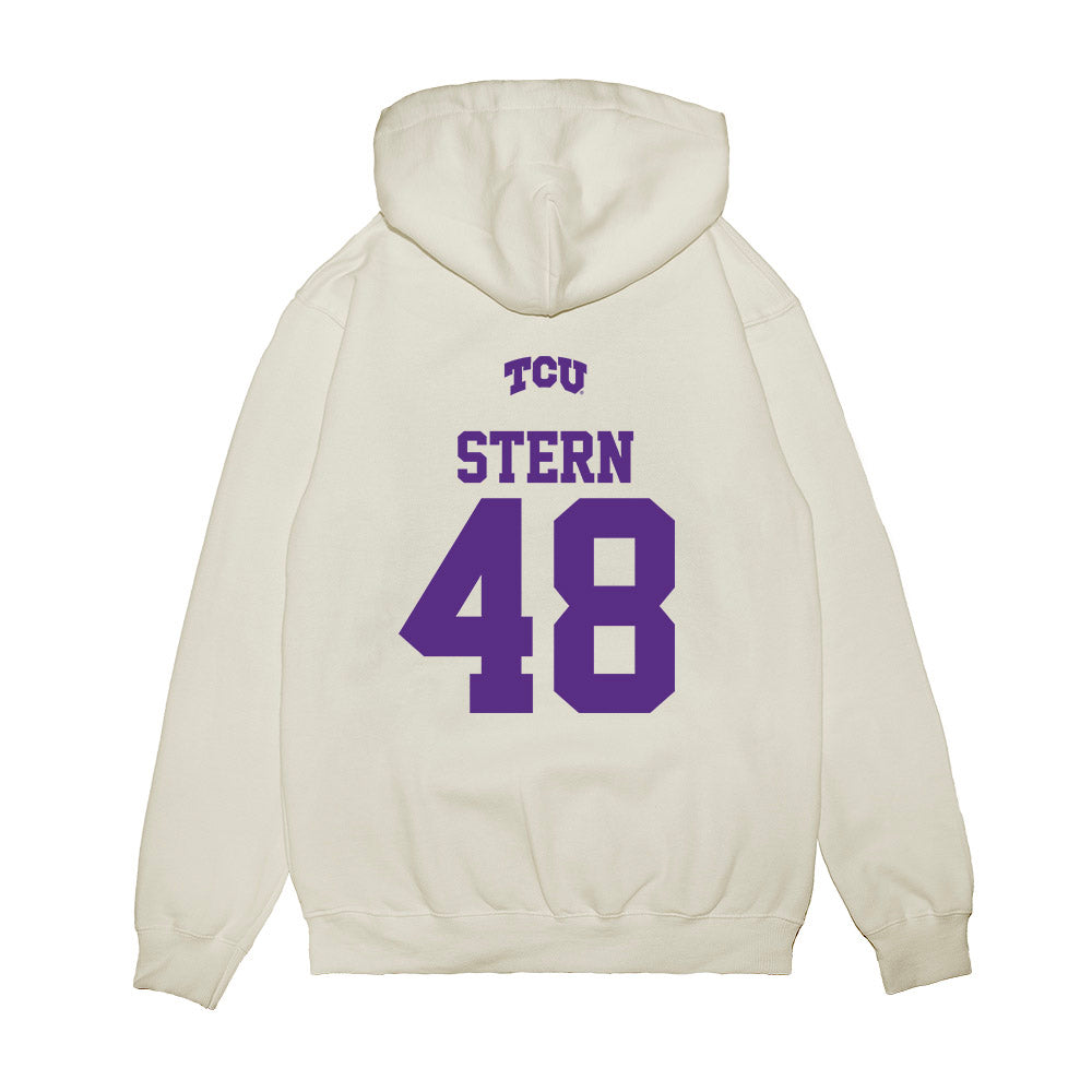 TCU - NCAA Baseball : Nate Stern - USA Raglan Premium Hooded Sweatshirt-1
