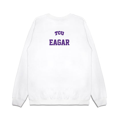 TCU - NCAA Baseball : Caleb Eagar - USA Raglan Premium Crewneck Sweatshirt-1