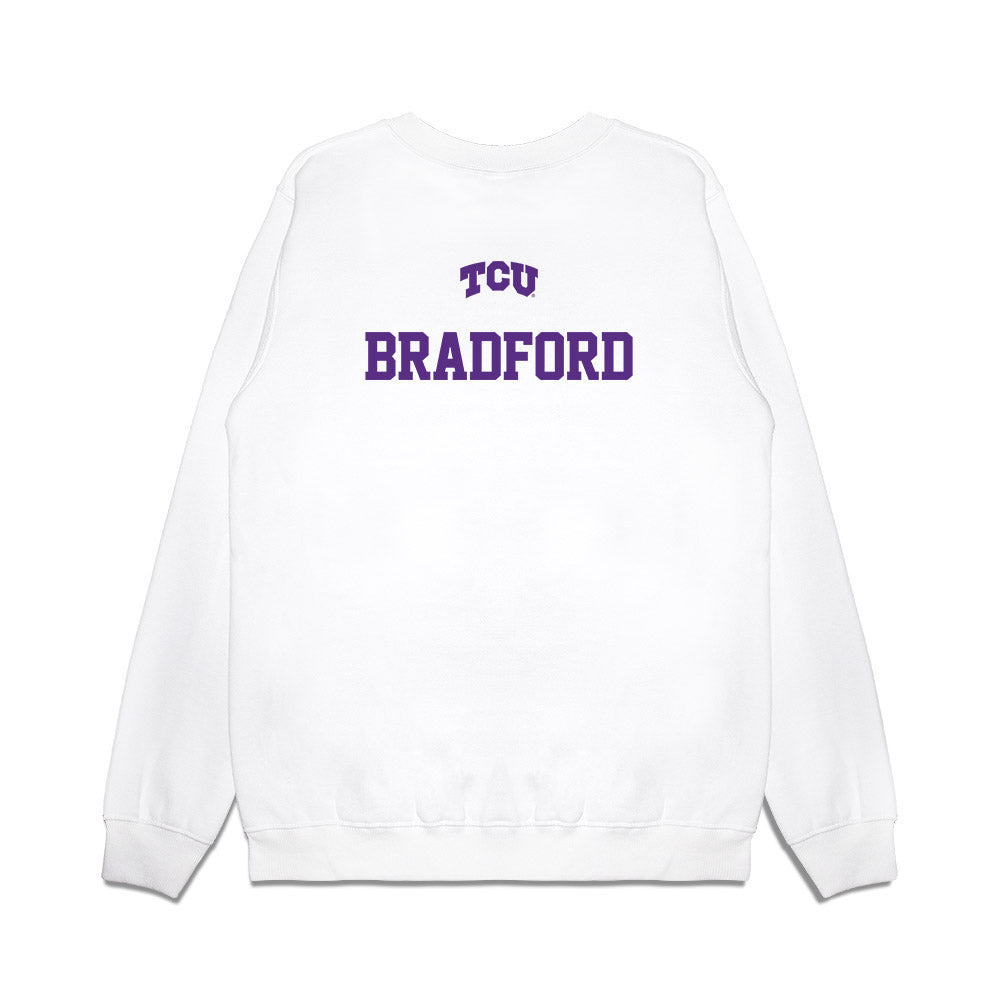 TCU - NCAA Baseball : Ryan Bradford - USA Raglan Premium Crewneck Sweatshirt-1