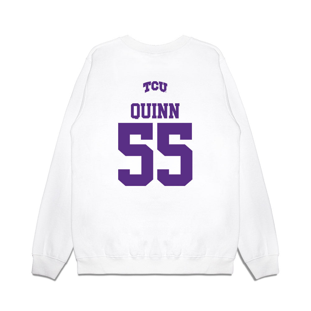 TCU - NCAA Baseball : Walter Quinn - USA Raglan Premium Crewneck Sweatshirt-1