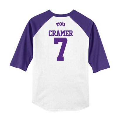 TCU - NCAA Baseball : Cole Cramer - USA Raglan Raglan Shirt-1