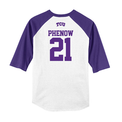 TCU - NCAA Baseball : Tyler Phenow - USA Raglan Raglan Shirt-1