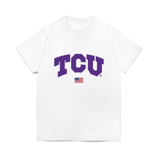 TCU - NCAA Baseball : Maverik Maddux - USA Raglan Comfort Colors T-Shirt-0