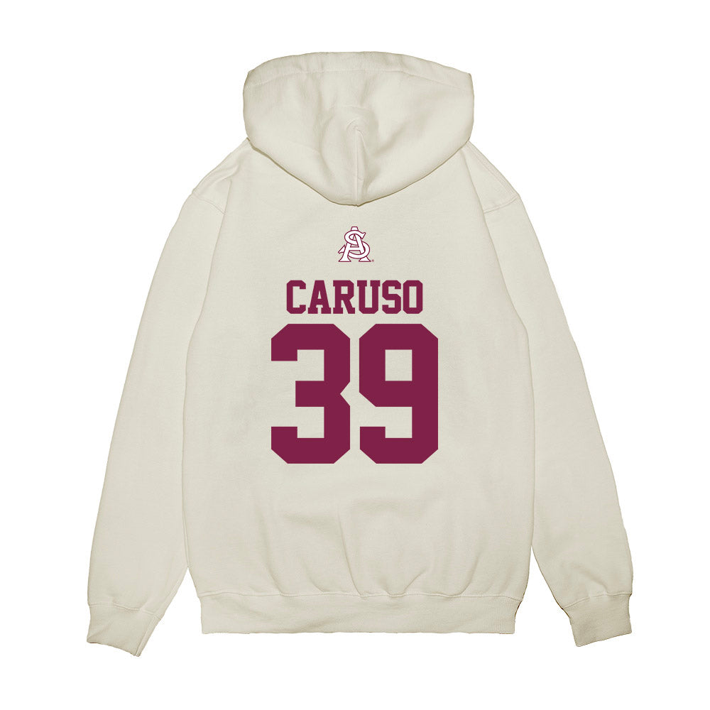 Arizona State - NCAA Baseball : Ryan Caruso - USA Raglan Premium Hooded Sweatshirt-1