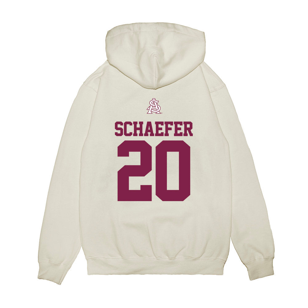 Arizona State - NCAA Baseball : Derek Schaefer - USA Raglan Premium Hooded Sweatshirt-1