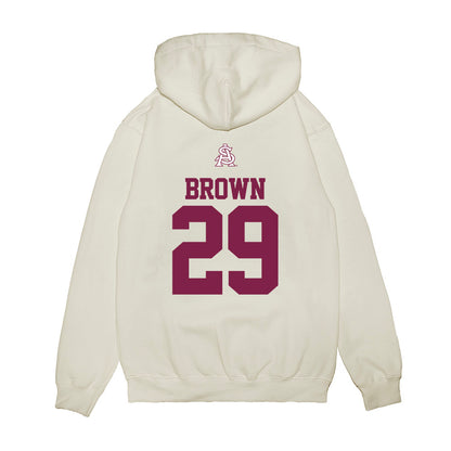 Arizona State - NCAA Baseball : Tommy Brown - USA Raglan Premium Hooded Sweatshirt-1