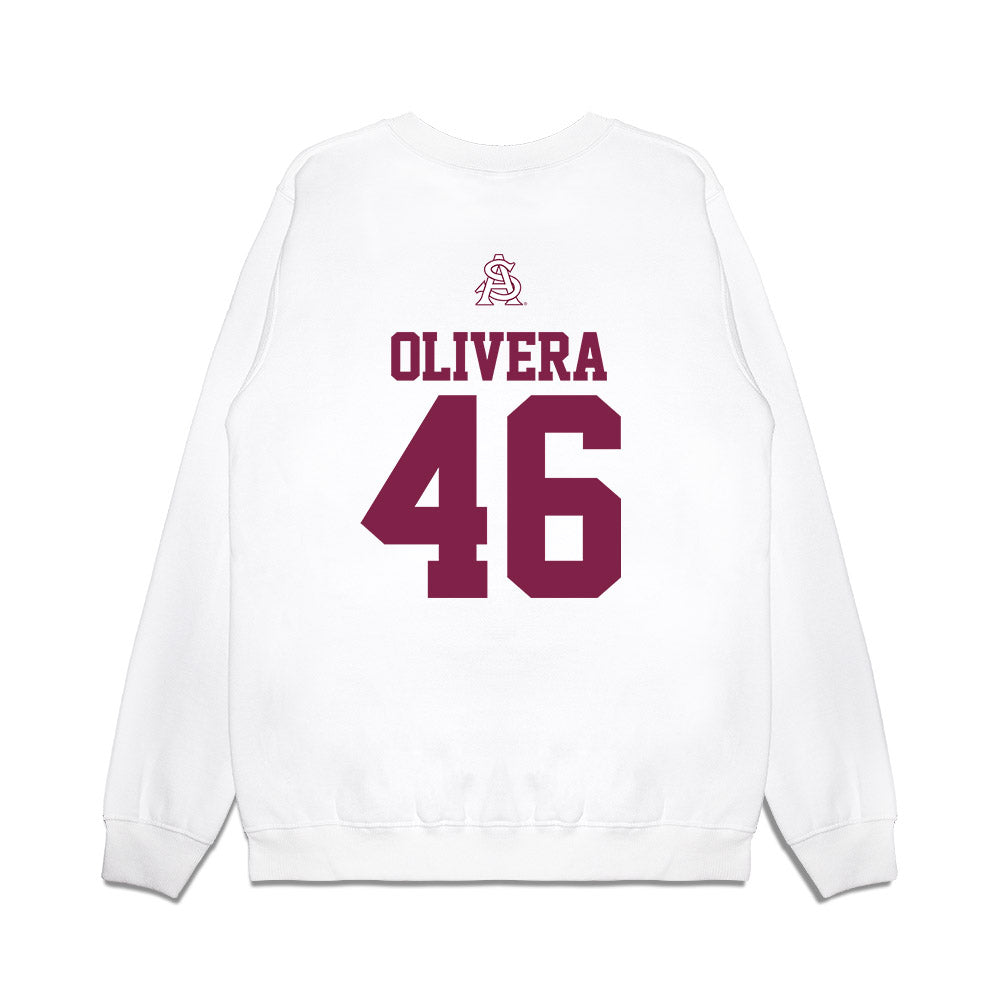 Arizona State - NCAA Baseball : Brandon Olivera - USA Raglan Premium Crewneck Sweatshirt-1