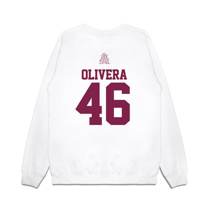 Arizona State - NCAA Baseball : Brandon Olivera - USA Raglan Premium Crewneck Sweatshirt-1
