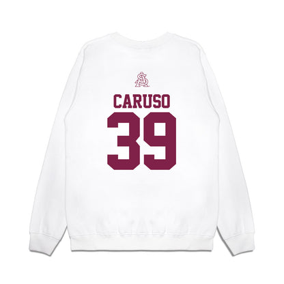 Arizona State - NCAA Baseball : Ryan Caruso - USA Raglan Premium Crewneck Sweatshirt-1