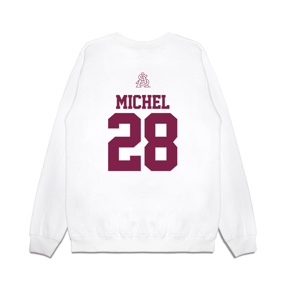 Arizona State - NCAA Baseball : Garrett Michel - USA Raglan Premium Crewneck Sweatshirt-1