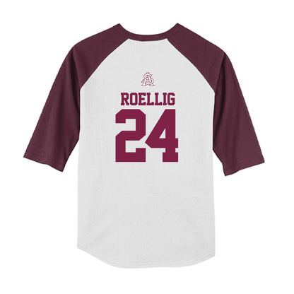 Arizona State - NCAA Baseball : Austen Roellig - USA Raglan Youth Raglan T-Shirt-1