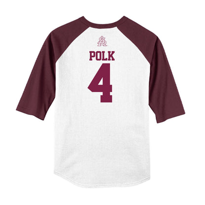 Arizona State - NCAA Baseball : Matthew Polk - USA Raglan Raglan Shirt-1