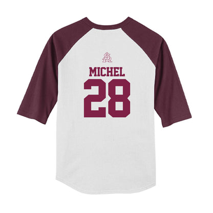 Arizona State - NCAA Baseball : Garrett Michel - USA Raglan Youth Raglan T-Shirt-1