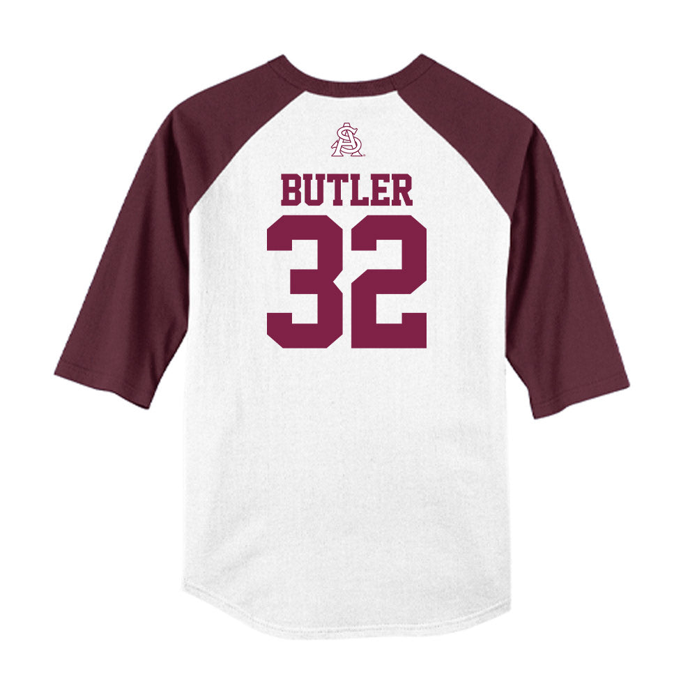 Arizona State - NCAA Baseball : Joshua Butler - USA Raglan Raglan Shirt-1