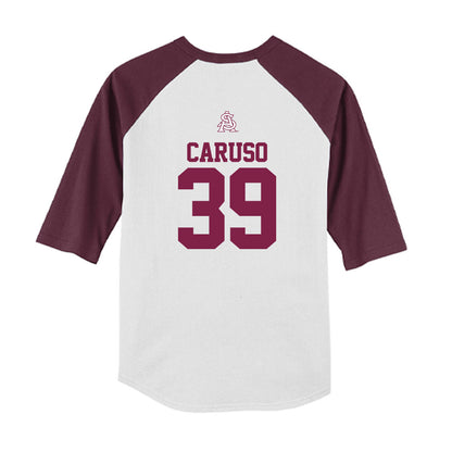 Arizona State - NCAA Baseball : Ryan Caruso - USA Raglan Youth Raglan T-Shirt-1