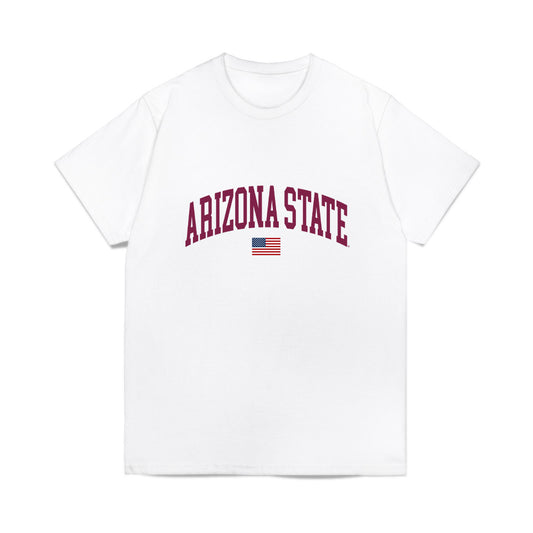 Arizona State - NCAA Baseball : Tommy Brown - USA Raglan Comfort Colors T-Shirt-0
