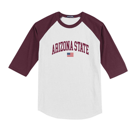Arizona State - NCAA Baseball : Joshua Butler - USA Raglan Youth Raglan T-Shirt-0