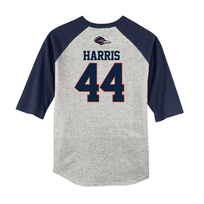 UTSA - NCAA Baseball : Holden Harris - USA Raglan Raglan Shirt-1