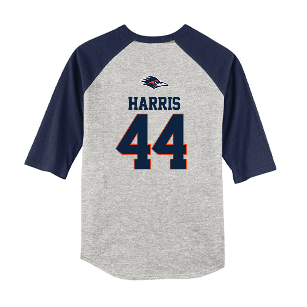 UTSA - NCAA Baseball : Holden Harris - USA Raglan Youth Raglan T-Shirt-1